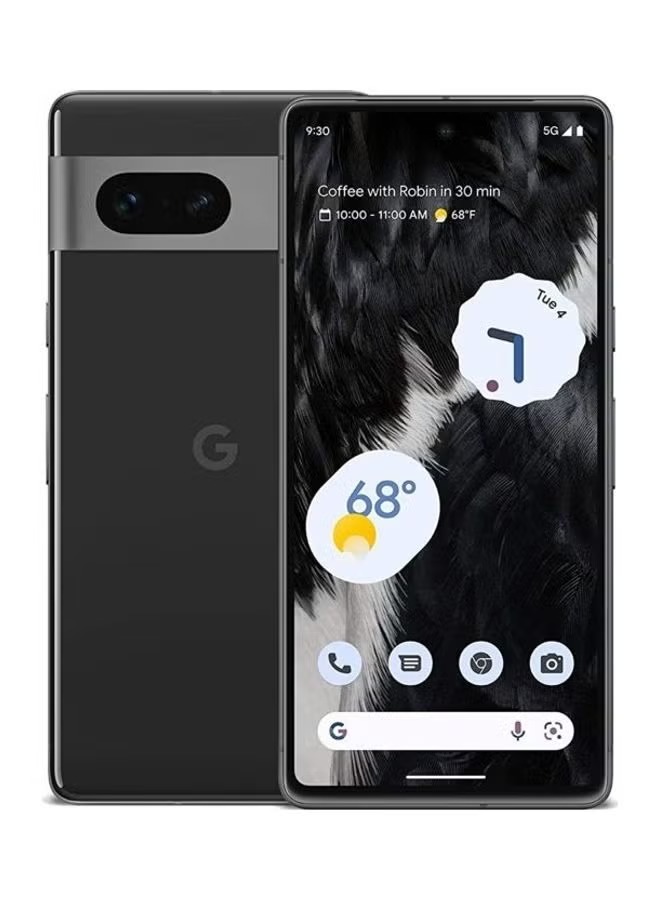 Pixel 7 Obsidian / Noir Volcanique 8GB RAM 128GB 5G - الإصدار العالمي