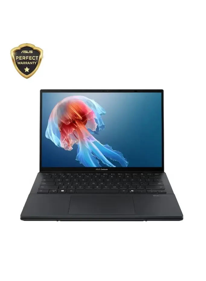 "ASUS Zenbook Duo LAPTOP UX8406CA-PZ062W Intel® Core™ Ultra 7 -Windows 11 Home 14.0-inch 3K (2880 x 1800) OLED 16:10 aspect ratio LPDDR5X 32GB 1TB M.2 NVMe™ PCIe® 4.0 SSD -COLOR Inkwell Gray " English/Arabic Inkwell Gray